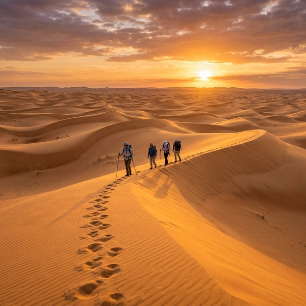 Dubai Dune trekking