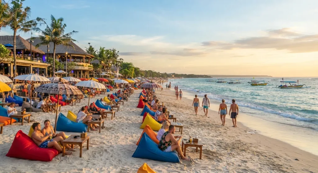 Beach in Seminyak , Bali