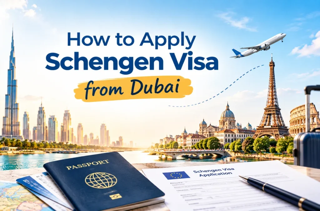 How to apply schengen visa from dubai