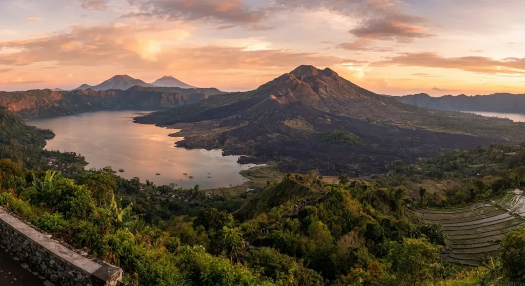 Mount Batur in Bali, Indonesia