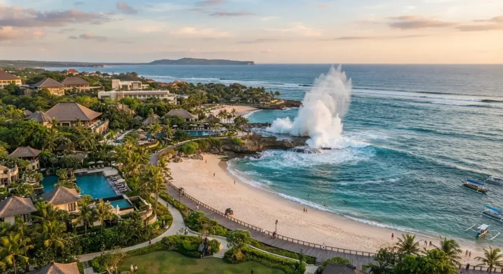 Nusa Dua Beach in Bali, Indonesia